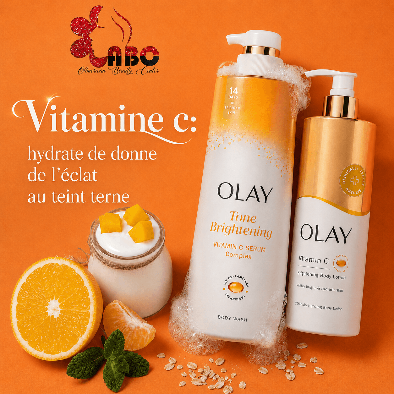 Olay Tone Brightening Vitamin C Serum Complex Body Wash - miniature 3