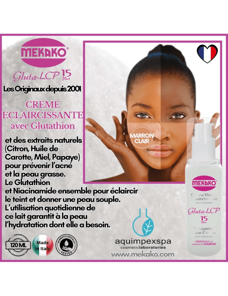 Gluta-LCP 15Plus - Crème Visage - miniature 1