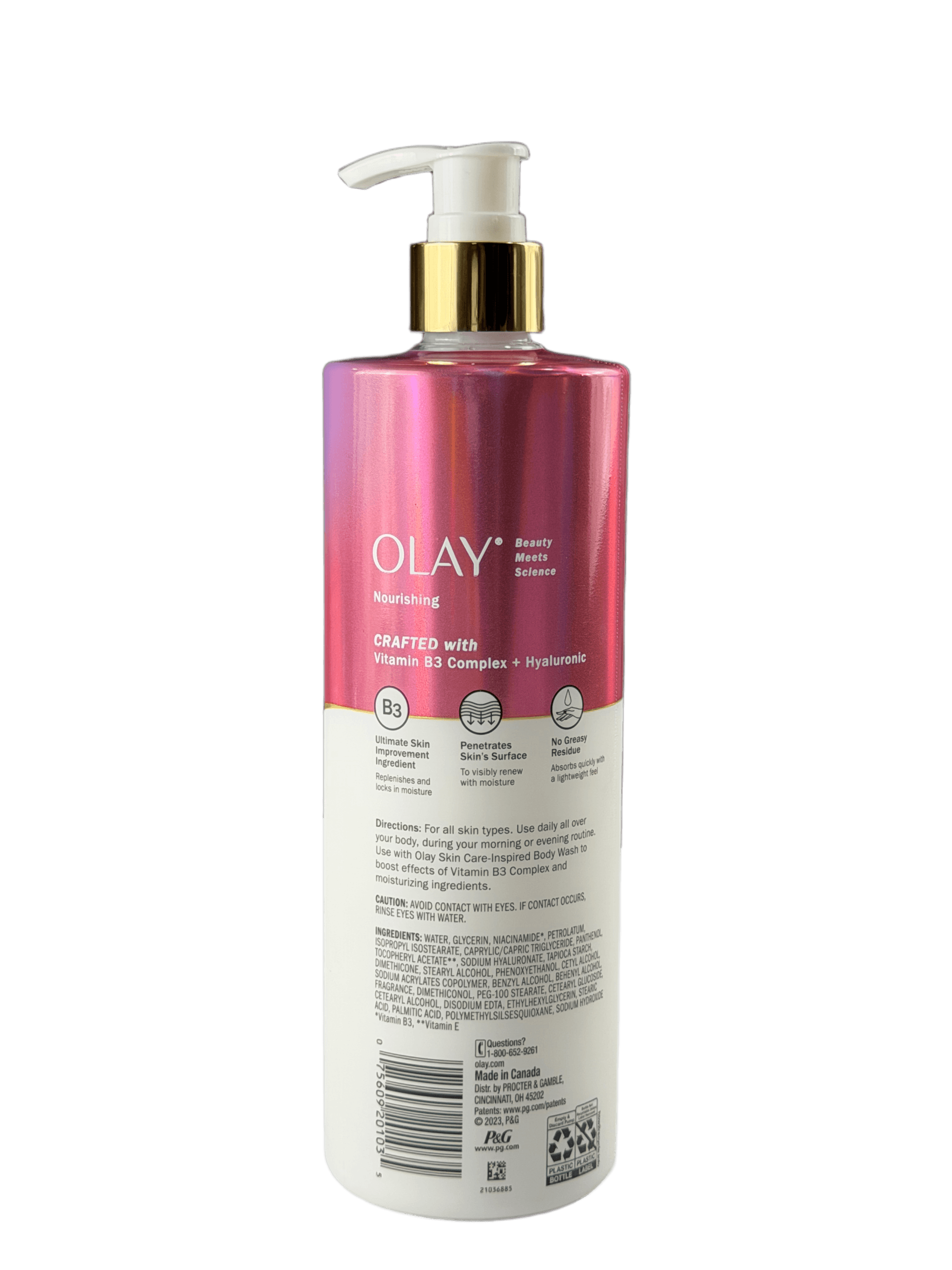 Olay Intensely Hydrating Hyaluronic Serum Complex Body Wash - miniature 1