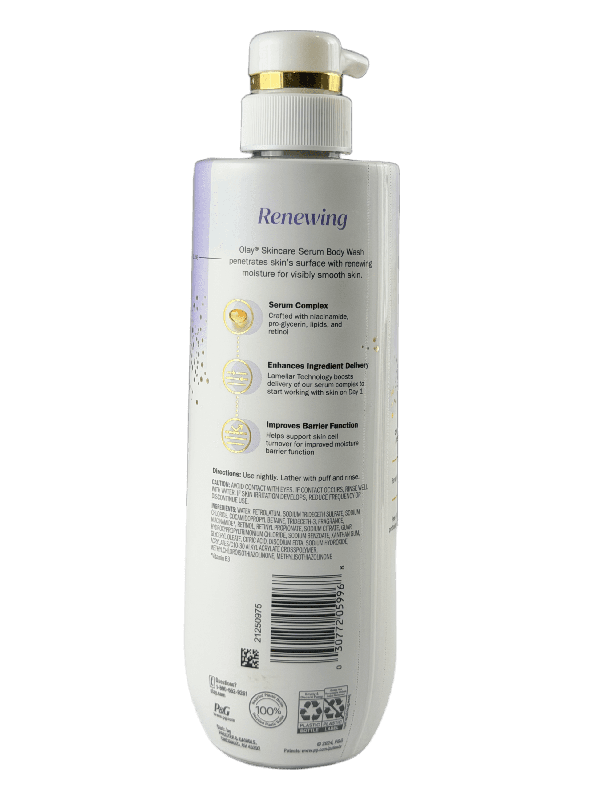 Olay Renewing Retinol Serum Complex Body Wash - miniature 4