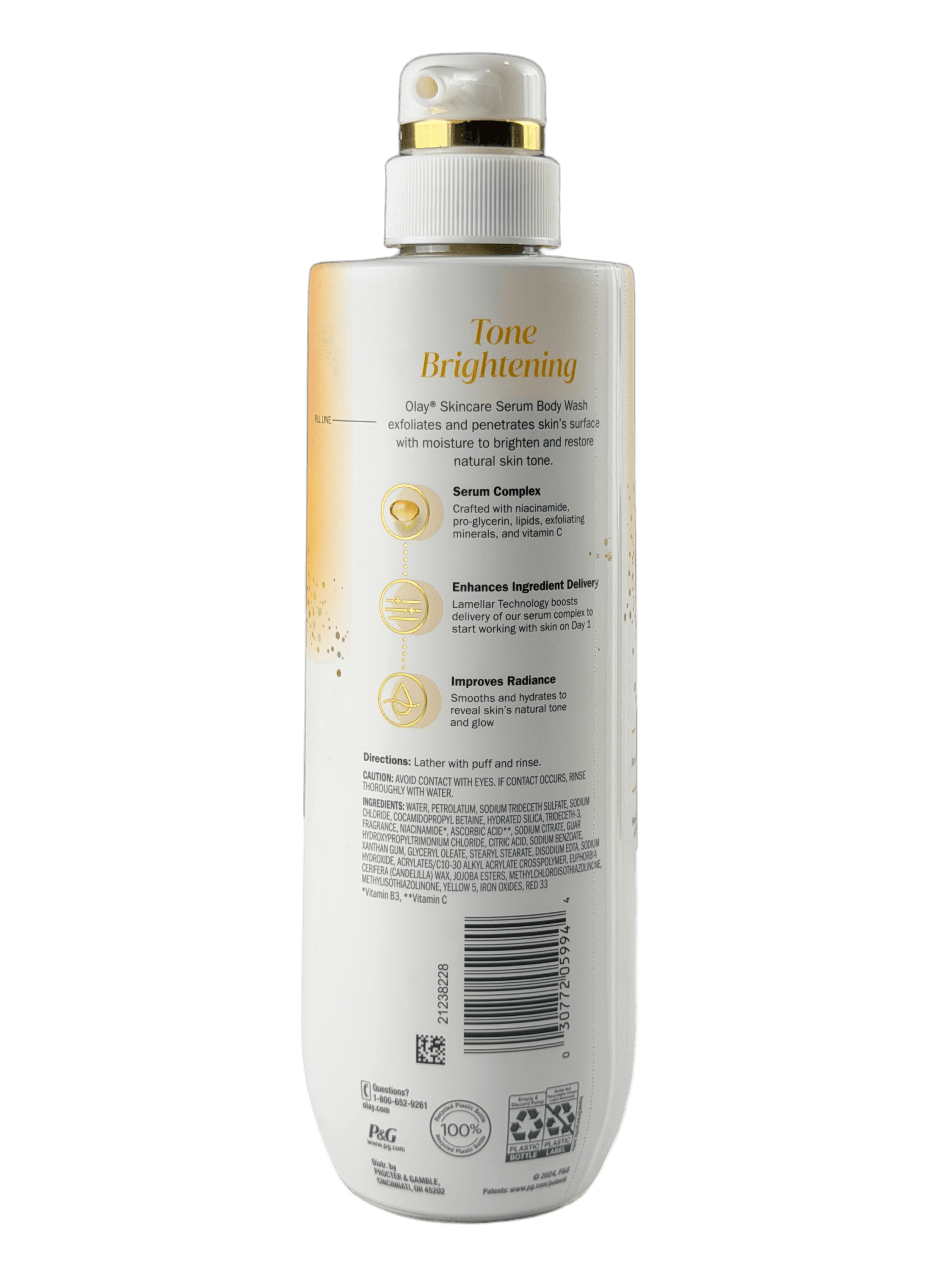 Olay Tone Brightening Vitamin C Serum Complex Body Wash - miniature 1